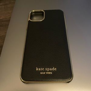 Kate Spade Apple IPhone 11 Pro Max Case black with gold trim
